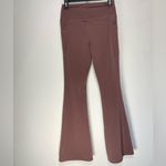 None Otos Brown Flare Leggings Yoga Pants High Rise Pockets Pilates Gym Fall Lounge M Photo 5