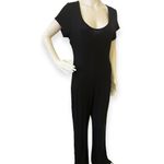 Pretty Little Thing Flared Jumpsuit with White Stripe Photo 2