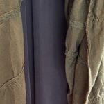 Surrealist Olive Green Ruched Women's Skirt Medium Photo 1