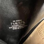 Vince Camuto Black Suede Peep-Toe Booties Photo 10