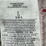 Gap Boyfriend roll up linen cotton autumn rose 9β inseam Bermuda Shorts Photo 9