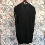 Magaschoni  Cotton blend knit open front Cardigan studded detail sleeveless XL Photo 3