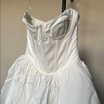 House Of CB  Kristiana corset mini dress cream strapless minidress NWOT S Photo 5