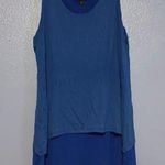 AB Studio blue sleeveless tank top blouse Photo 0
