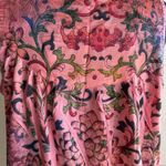 One World Boho Floral Pink Tank Top Resort Cruise Vacation Sleeveless Chic Flowy Medium Photo 6