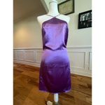 PRETTY GARBAGE NWT HALTER DRESS ADJUSTABLE CHAIN STRAP LAVENDER WOMEN SIZE SMALL Purple Photo 2