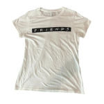 Women's Short Sleeve White "Friends" TV Show T Photo 0