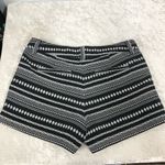 Ann Taylor  Loft shorts black & white tribal striped dress style women’s size 2 Photo 6