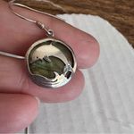 Sterling Silver & Labradorite Dolphin Pendant Drop Earrings Ocean Beach Coastal Photo 3