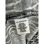 Ann Taylor Loft Women Linen Tee Size L Black White Stripe Short Cap Sleeve Shirt Size L Photo 6