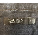 Ralph Lauren Lauren  Denim Button Shirt Dark Rinse Wash Long Sleeve Womens Medium Photo 4