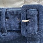 Good American  70’s Icon dark wash Denim Belted Mini Skirt, size 6/28 biker Photo 13