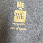 Me to We  Blue Crop Top - Size Large - GUC Photo 4