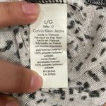 Calvin Klein Jeans  Black and White Textured Blouse Photo 8