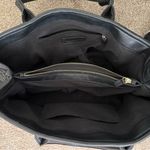 Lulu Dharma Black Woven Vegan Leather Bag Photo 4