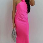 Skies Are Blue EUC Rosette Halter Dress Photo 0