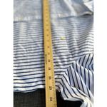 Lauren Ralph Lauren Jeans Co. Womens XL Button Up Shirt Stripe Top Blue White Photo 9