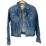 AG Adriano Goldschmied Medium Wash Robin Trucker Jeans Jacket S Photo 4