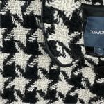 Modcloth  Black and White Houndstooth Women's Jacket poncho size M Photo 4