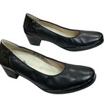 Waldlaufer Dress Pump Shoes Womens US 10 Black Patent Leather Block Heel Comfort Photo 3