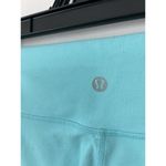 Lululemon  Women’s Teal Mid Rise Leggings Cropped 21” Size‎ 2 Stretch Yoga Run Photo 4