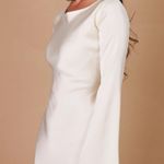 Marbl (Dubai Brand) Gamine Long Sleeve Ivory Dress White Size XS Photo 1