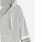 Market & Spruce Kallon Gray Brushed Knit Hoodie Size XS Petite Photo 7