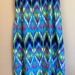 Bright Watercolor Summer Tank Sleeveless Dress Tennis Active Travel Size Large Photo 6
