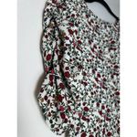 A loves A   Floral Rose Dress with Puffy Sleeves Size Medium Photo 7