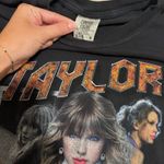 Taylor Swift Graphic Tee Comfort Colors Black Size L Photo 2