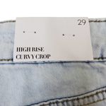 We Wore What Womens 29 High Rise Curvy Crop Jeans Super Light Wash NEW Photo 10