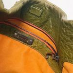 Nuti Ostrich Leather Green Classy Tote Shoulder Bag Struzzo Burro Green Photo 1