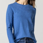 Lilla P long sleeve back seam blue Crewneck size M Size M Photo 0