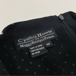 Vintage 90’s Polka Dot Mini Dress with Pleated Skirt in Black | Size S Photo 8