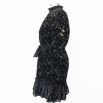 Alex Marie Skyler Velvet Smocked Cocktail Dress Photo 5