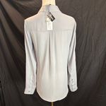 EXPRESS Gray Button Down Shirt with Classic Style Photo 2