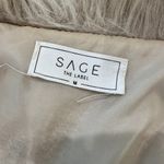 Sage The Label Faux Fur Coat Jacket Lined Size Medium Photo 7