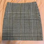 H&M Houndstooth Tweed Mini Skirt Photo 1