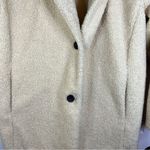 Womens Daily Ritual Teddy Bear Fleece Jacket Size Medium Light Yellow‎ Yellow Photo 7