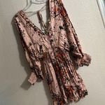 Lovestitch  Glenna Split Sleeves Floral Mini Boho Style Dress Photo 2