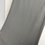 Escada Womens Pleated Maxi Skirt Sz 40 Grey Rayon Stretch Knit Gray Photo 4