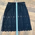 Grace Elements #19 Women's Black Sequin and Mesh Scalloped Hem Skirt by .  Sz: 8 Photo 4