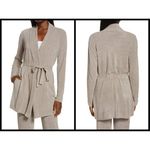 Barefoot Dreams 💕💕 CozyChic Drape Rib Cardigan Ultra Lite Beach Rock XS NWOT Photo 1