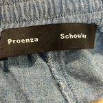 Proenza Schouler  Chambray Drawstring Pull On Pants size 4 Photo 9