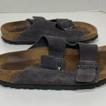 Birkenstock  Arizona Velvet Gray Suede Soft Footbed Size 39 Photo 0
