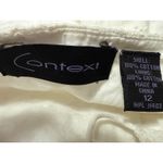 Context White Embroidered Eyelet V Photo 2