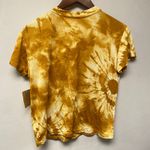 Bixby Nomad Tie Dye Pocket T Shirt Mustard Yellow Size L 12 14 Boxy Streetwear Photo 3