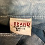 J Brand Grey-ish Blue Tie Dye Low Rise Skinny Leg Boho Bohemian Stretchy size 27 Photo 6