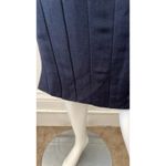 Undercover Jun Takashi Womens Pencil skirt size 2 pleated academic quiet luxury Blue Photo 10