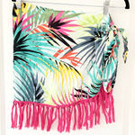 Shade & Shore Tropical Fringe Sarong Bathing Suit Coverup Photo 0